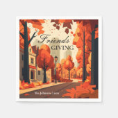 紅葉フレンドシップアート スタンダードカクテルナプキン (正面)