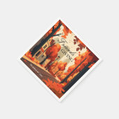紅葉フレンドシップアート スタンダードカクテルナプキン (角)