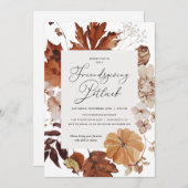 紅葉フレンドシップポットラック感謝祭 招待状 (正面/裏面)