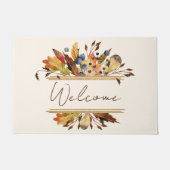 紅葉フレームへようこそ ドアマット (正面)