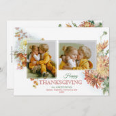 紅葉フローラ感謝祭2枚 シーズンカード (正面/裏面)
