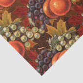 紅葉ブドウとリンゴ – 豊作 薄葉紙 (詳細)