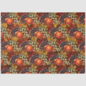 紅葉ブドウとリンゴ – 豊作 薄葉紙 (正面)