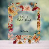 紅葉ブライダルシャワーアクリル標識 アクリルサイン (ニュートラル)