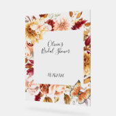 紅葉ブライダルシャワーアクリル標識 アクリルサイン (傾斜)