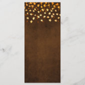 紅葉ブラウンと金ゴールド結婚ズ メニュー (裏面)