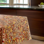 紅葉ブラウンオレンジイエロー秋シンプル テーブルクロス