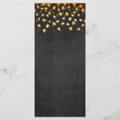 紅葉ブラックと金ゴールド結婚ズ メニュー (裏面)