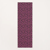 紅葉ブラック、紫 ヨガマット (正面)