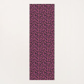 紅葉ブラック、紫 ヨガマット (裏面)