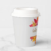 紅葉ブーケのカスタマイズ 紙コップ (右)