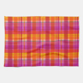 紅葉プレイド キッチンタオル (横)