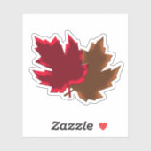 紅葉ベクトルデザイン シール (シート)