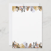 紅葉ベビーシャワー招待状 招待状 (裏面)