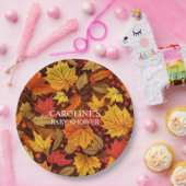 紅葉ベビーシャワー紙プレート ペーパープレート (パーティー)
