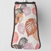 紅葉ベージュ。 ゴルフヘッドカバー (回転90)