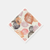 紅葉ベージュ。 スタンダードカクテルナプキン (角)