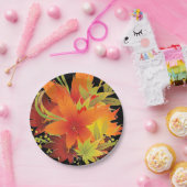 紅葉ポップ・アートの感謝祭 ペーパープレート (パーティー)