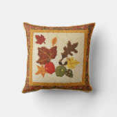 紅葉ポリエステル装飾用クッション クッション (裏面)