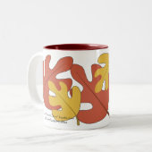 紅葉マグ ツートーンマグカップ (正面左)