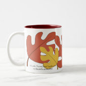 紅葉マグ ツートーンマグカップ (左)