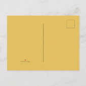 紅葉マスタード秋ベビーシャワー インビテーションポストカード (裏面)