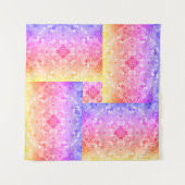 紅葉マンダラアートヒッパイタペストリーウィーブ タペストリー (正面(横))