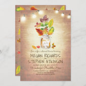 紅葉メイスンジャール素朴リハーサルディナー 招待状 (正面/裏面)