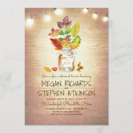 紅葉メイスンジャール素朴リハーサルディナー 招待状