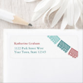 紅葉メキシカンフィエスタバナー差出人住所 ラベル (インサイチュ)