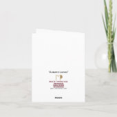 紅葉メモカード カード (裏面)