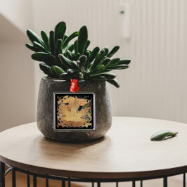 紅葉モザイクフレーム メタルオーナメント