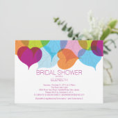 紅葉モダンブライダルシャワー招待 招待状 (スタンド正面)