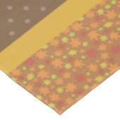 紅葉モダンモノグラム水玉模様 テーブルクロス (アングル)