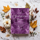 紅葉モダン感謝祭ディナー 招待状