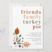 紅葉モダン感謝祭パーティー 招待状 (正面)