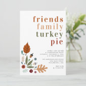 紅葉モダン感謝祭パーティー 招待状 (スタンド正面)