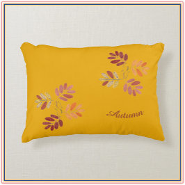 紅葉モダン紅葉アクセント枕 アクセントクッション