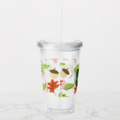 紅葉モノグラムカスタム アクリルタンブラー (右)