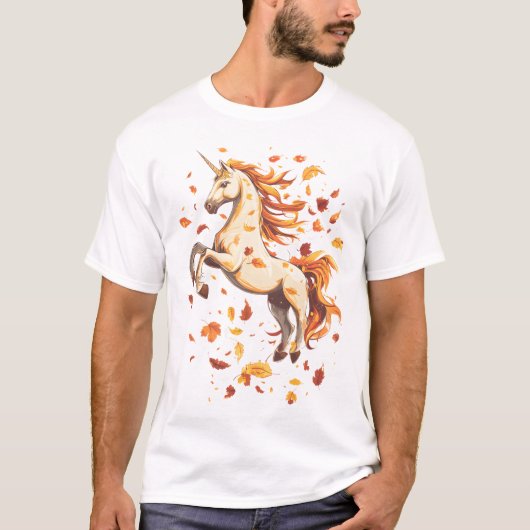 紅葉ユニコーン (1) Tシャツ (正面)
