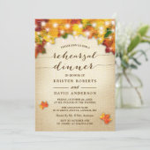 紅葉ライツバーラップ秋リハーサルディナー 招待状 (スタンド正面)