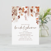 紅葉ラストブラウンオレンジブライダルシャワー 招待状 (スタンド正面)