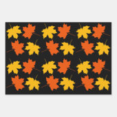 紅葉ラッピング紙フラットシートセット3 ラッピングペーパーシート (正面3)