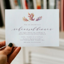 紅葉リハーサルのディナーの招待