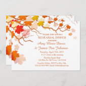 紅葉リハーサルディナー招待状autm2 招待状 (正面/裏面)