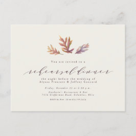 紅葉リハーサル インビテーションポストカード