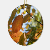 紅葉リバーサイドパークニューヨークシティ秋 セラミックオーナメント (左)