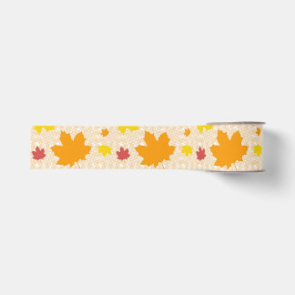 紅葉リボン グログランリボン