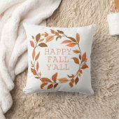 紅葉リースハッピー秋感謝祭 クッション (ブランケット)