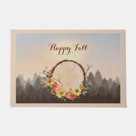 紅葉リースフォレストフォグ ドアマット